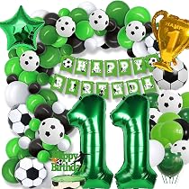 Grüne Pixel-Geburtstagsdekoration – 101,6 Cm Zahl 6 Folienballon & Banner – Gamer Party Für 6-Jährige