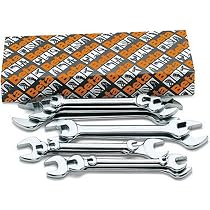 Beta 55/B8 Doppelmaulschlüssel-Set, 8-teilig – In Praktischer Tasche