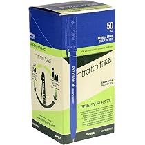 Tratto 93506 Kugelschreiber Box - 50 Stück, Schwarz, Mittlere Spitze 1,0 Mm