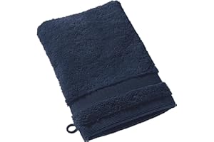 Schöner Wohnen Kollektion Gant de toilette pour bébé 16 x 21 cm - En coton - Combinable avec un ensemble de serviettes - Tissu éponge bleu