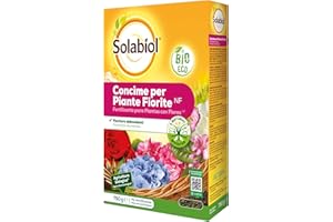 Solabiol - Fertilizante plantas con flores, fertilizante completo para todas las plantas con flores. 750g