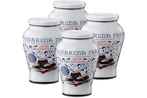 Food-United AMARENA-KIRSCHEN 1 KG Glas | FABBRI 1905 | in Sirup | Drink Garnishes | Getränk-Garnitur | Halb-Kandiert | Amarenakirschen | fabbri amarena cherries | für Barista Cocktail Long-Drink