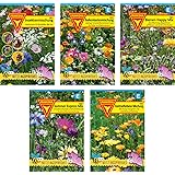 Frankonia-Samen/Nützlings-Paket / 5 verschiedene Blühmischungen/Optimal auf Insekten wie Bienen, Schmetterlinge und weitere N