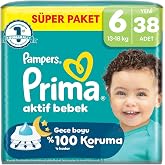 Prima Aktif Bebek S&uuml;per Paket 6 Beden 38 Adet