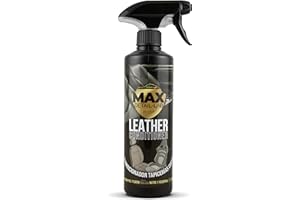 MAX DETAIL-LAB - Leather Conditioner - Hidratante Limpiador Cuero Piel Coche, Acondicionador Tapicerias Asientos, Brillo y Protección Cuidado Premium, Kit Limpieza Detailing Profesional Car, 500ml