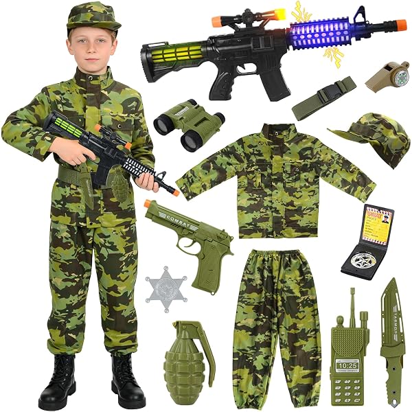 Costume Medievale Bambino Costume Bambino Forze Speciali Artiche - Soldato Per Carnevale E Feste Vestito Cavaliere Bambino