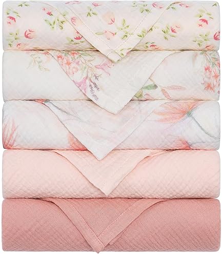 Ti TIN | Lange en Mousseline pour Bébé, 120x120 cm | 100% Coton