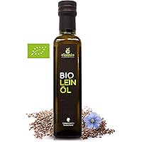 CLASSIO BIO Leinöl | 100% rein & kaltgepresst I Geschmacksneutrales Leinöl aus nachhaltigem Anbau | 1 x 250 ml…