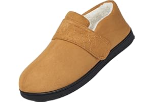 Mishansha Hiver Chaussons Homme Femme Chaud Pantoufle Antidérapantes Slippers Taille 36-49 EU