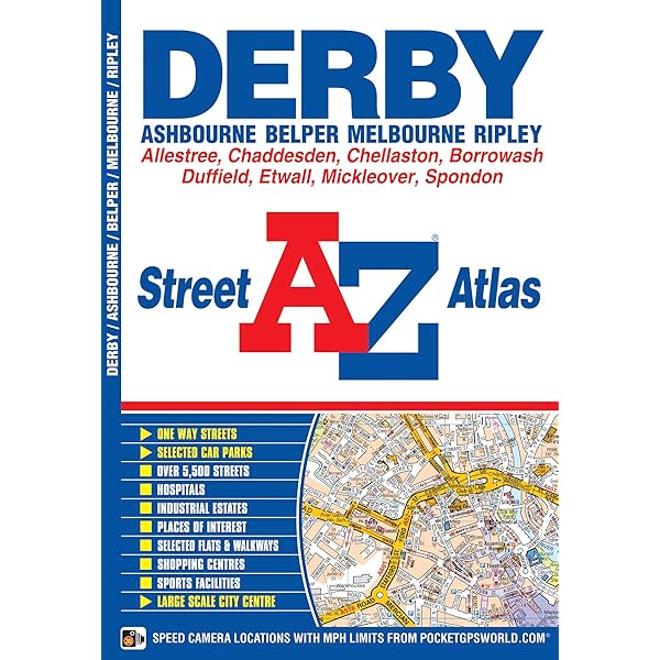 Derby Street Atlas (A-Z Street Atlas): Amazon.co.uk