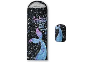 HOSIMA Sleeping Bags for Boys Girls Kids,Butterfly Printeded Lightweight Warm Portable Outdoor Indoor Waterproof Cold Resistant Sleeping Bag for Camping Hiking