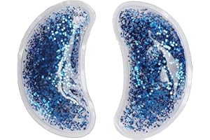 BETUED Packs de Glace en Gel pour les Yeux, Coussinets Rafraîchissants et Patchs Sous les Yeux Réutilisables, Soins de la Peau Chauds et Froids