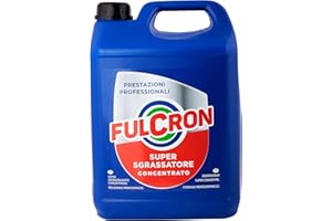 Fulcron 5L, sgrassatore detergente concentrato per sporco ostinato, pulizia motori, casa, nautica, tempo libero