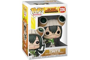 Funko Pop! Vinyl: Animation: My Hero Academia (MHA) Tsuyuui - Tsu - Froppy (MHA) W2: Tsuyu - Figurine en Vinyle à Collectionner - Idée de Cadeau - Produits Officiels - Anime Fans