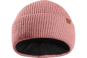 DANISH ENDURANCE Merino Kindermütze mit Fleece, Wintermütze Jungen & Mädchen, Atmungsaktive Merino Mütze, Gefütterte Beanie Mütze Kinder, Unisex