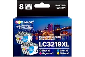 GPC Image LC3219XL LC3219 XL Cartouches d'encre Compatible pour Brother LC3217 LC3219 LC3219XL pour Brother MFC-J5330DW MFC-J5335DW MFC-J5730DW MFC-J6930DW MFC-J5930DW MFC-J6530DW (8 Pack)