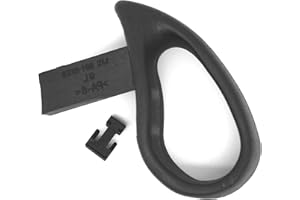 Mango de liberación de inclinación del asiento delantero para VW Volkswagen MK4 Golf Caddy Beetle Polo Fox Lupo Audi A1 Seat Ibiza Arosa - Reperio Auto Parts - Palanca - Negro - ABS, 100% - Derecha