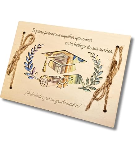 Tarjeta Felicitación Graduación - Tarjeta De Graduacion Primaria, Secundaria, Bachillerato, Carrera, Universidad, Master, Doctorado - Regalo, Tarjeta Enhorabuena Oposiciones - NUM 146