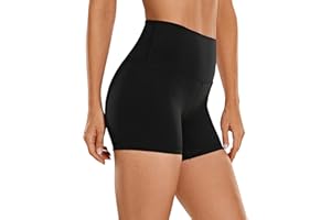 CRZ YOGA Pantaloncini Yoga Donna Butterluxe 6/10/15/20cm - Leggings Ginnastica Vita Alta Allenamento Running Biker Shorts