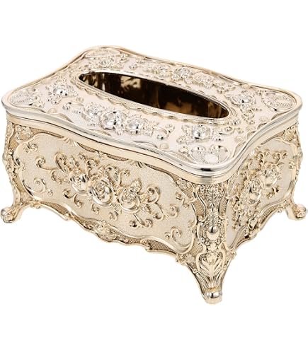 YARNOW Vintage Holztaschentuchbox – Rustikaler Serviettenhalter Für Wohnzimmer, Büro & Mehr