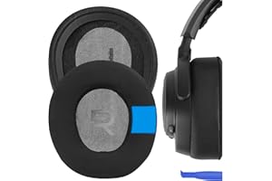 Geekria Sportowe żelowe wymienne nauszniki do SteelSeries Arctis Nova Pro, przewodowe, Arctis Nova 1, Arctis Nova 3, Arctis Nova 7, zestaw słuchawkowy do słuchawek, nakładki na uszy, części naprawcze