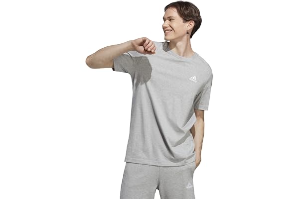 Adidas Essentials Single Jersey Embroidered Small Logo Tee T-Shirt Homme (Lot de 1)