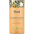 Rheal Shroom Coffee 150g | 60 Servings | Contains 50mg Caffeine Per Cup | Made with Organic Colombian Instant Arabica Coffee & Lion's Mane | 100% Organic & Gluten Free | Plant Based | Certified B Corp