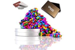 myHodo Crack Magnets Colorati Premium (1150+ Pezzi, 5-7mm) - Magneti Versatili per ASMR, Creatività & Rilassamento - Pietre Magnetiche, Scatola Regalo & Kit Creativo (8 Colori)