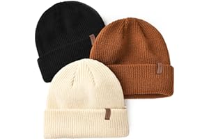 FURTALK Baby Hat Beanies Boys Girls Toddler Kids Winter Hat Beanie Children Knit Warm Caps 3 Pack