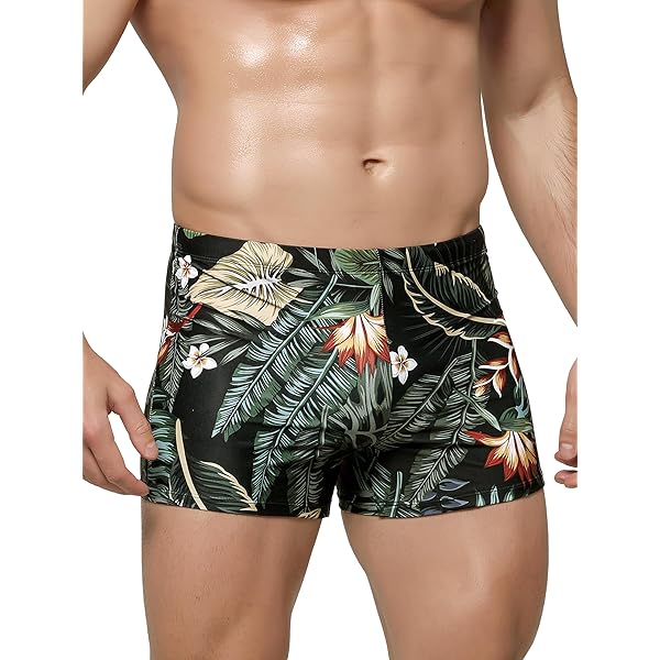 Maillot De Bain Homme - SHORT - Box Serrage Réglable - Jaune/Noir Jaune