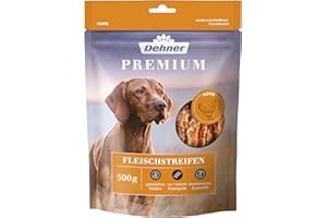 Dehner Premium Przekąska dla psa, filet z piersi kurczaka w paskach, 500 g