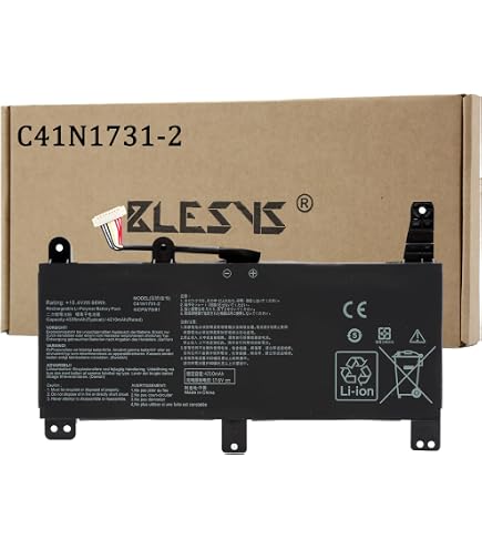 vhbw 1x Batterie Compatible avec ASUS Rog Strix Hero II G515GV-ES048T, Strix Hero II G515GV-ES030T Ordinateur Portable (4300mAh, 15,4V, Li-polymère vhbw 1x Batterie Compatible avec ASUS Rog Strix Hero II G515GV-ES048T, Strix Hero II G515GV-ES030T Ordinateur Portable (4300mAh, 15,4V, Li-polymère
