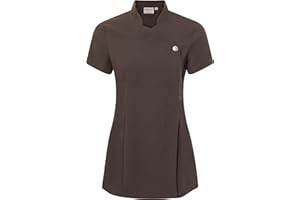 ProLuxe Tunica da Salone con Bottoni a Pressione - Uniforme per Unghie da Lavoro per la Cura della Salute e per Parrucchieri