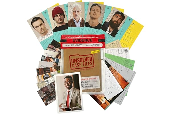 Unsolved Case Files Cahill, Max - Cold Case Murder Mystery Game - Can You Solve The Crime ?