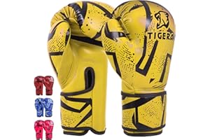 ‎TIGERA Tigera Kinder Boxhandschuhe | Kickboxen, Muay Thai Sparring, Training | Boxsack - Sandsack | Kampfsport, Punchinghandschuhe Coachinghandschuhe für Jungen, Mädchen