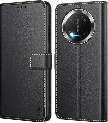 TECHGEAR Leder-Hülle Für Honor Magic 5 Lite 5G – Flip Case Mit Ständer, Kartenfach & Handschlaufe In Rose Gold