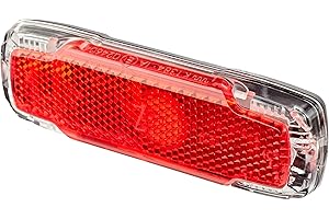 BUSCH+MÜLLER Busch & Müller Porte-Bagages arrière 2 C Permanent Feu arrière, Noir, One Size