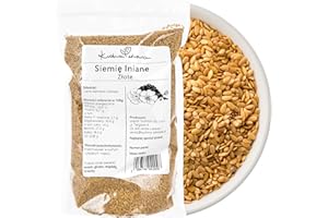 Graines De Lin Doré 1 kg | Pour Muesli, Pâtisserie, Pains, Smoothies, Cuisine Quotidienne, Naturel, Riche En Fibres, Source Végétale D’Oméga-3 – KUCHNIA ZDROWIA