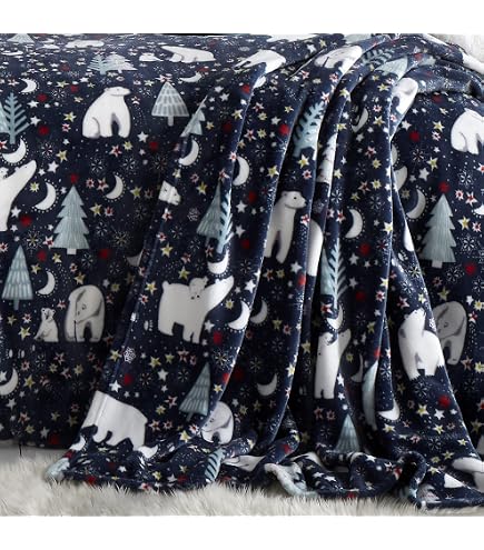 VESTIAMO CASA - Plaid Coperta in pile decoro a quadri - 150x200cm