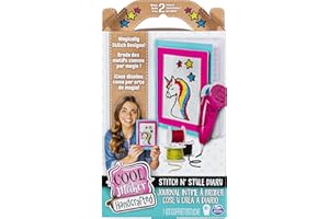 Cool Maker Kit d'activités Stitch N' Style fait à la main - 2 couvertures - Pour enfants de 8 ans et plus