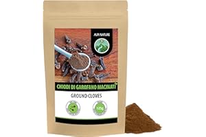 Alpi Nature Chiodi di Garofano in Polvere 125g, Chiodi di Garofano Macinati, Spezia per Cucina