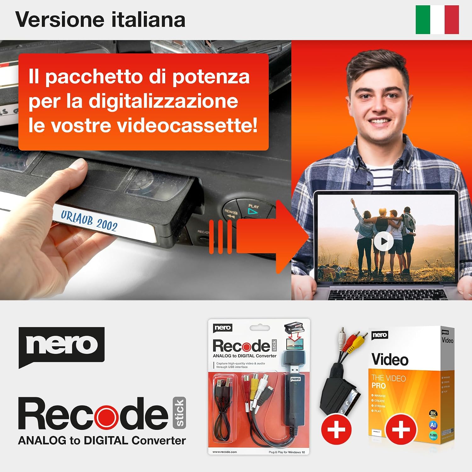 À Qui S'adresse le Nero VHS to USB Video Grabber Recode Stick Co ? Profils Recommandés