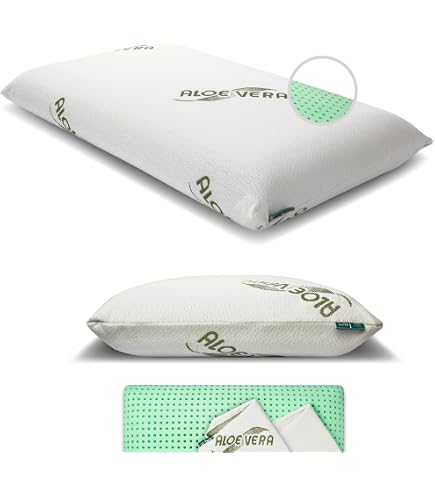 Cuscino Campeggio LIFEZEAL Cuscino Letto Coppia, 60x40x13cm, Guanciale, Cuscino Cuscino Cervicale Per Dormire