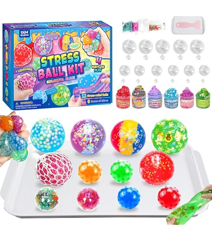 Squishy Making Kit - Kit de Fabrication de Boules compressibles pour Enfants et Adultes - Créez Vos Propres Boules Anti-Stress Sci - Jeux - Jouets Squishy Making Kit - Kit de Fabrication de Boules compressibles pour Enfants et Adultes - Créez Vos Propres Boules Anti-Stress Sci - Jeux - Jouets