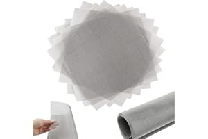 LTKJ 10Pack 30 Mesh 304 Stainless Steel Woven Wire Mesh Never Rust, Hard and Heat Resisting Metal Mesh Sheet Great for Home, Kitchen, Garden, Airbrick - 3x3 Inch