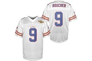 PHM The Waterboy 9 Bobby Boucher 50th Anniversary Movie Mud Dogs Bourbon Bowl Football Trikots genäht S-XXXL