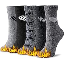 MLPKOI Thermosocken Damen 3 Paar - Wollsocken Winter Bequem