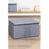 Market Door Felt Multi-Purpose Lid Organizer Box (Mega Plus, Grey)