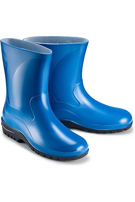 Stivali In Gomma Yappi Con Stampa Spirale - Altezza Polpaccio, Impermeabili, Colorati - Foto 3