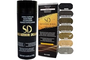 SD SALVATHOR DURAN Fibras Capilares Salvathor Duran 25 gramos - Keratin Fibers - Disimula Alopecia - Cubre Caída del Cabello - Retoca y Crea Volumen del Pelo de Hombres y Mujeres - Hair Fiber (Rubio)